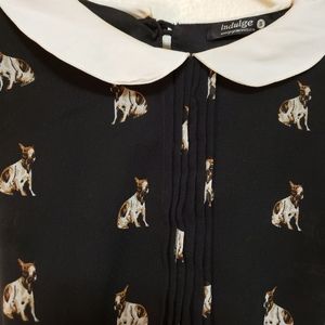 Dog Multi Print Dress